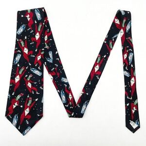 Tabasco Mens Silk Tie Novelty Dancing Peppers Hot Sauce Foodie‎ Quirky Humor 90s